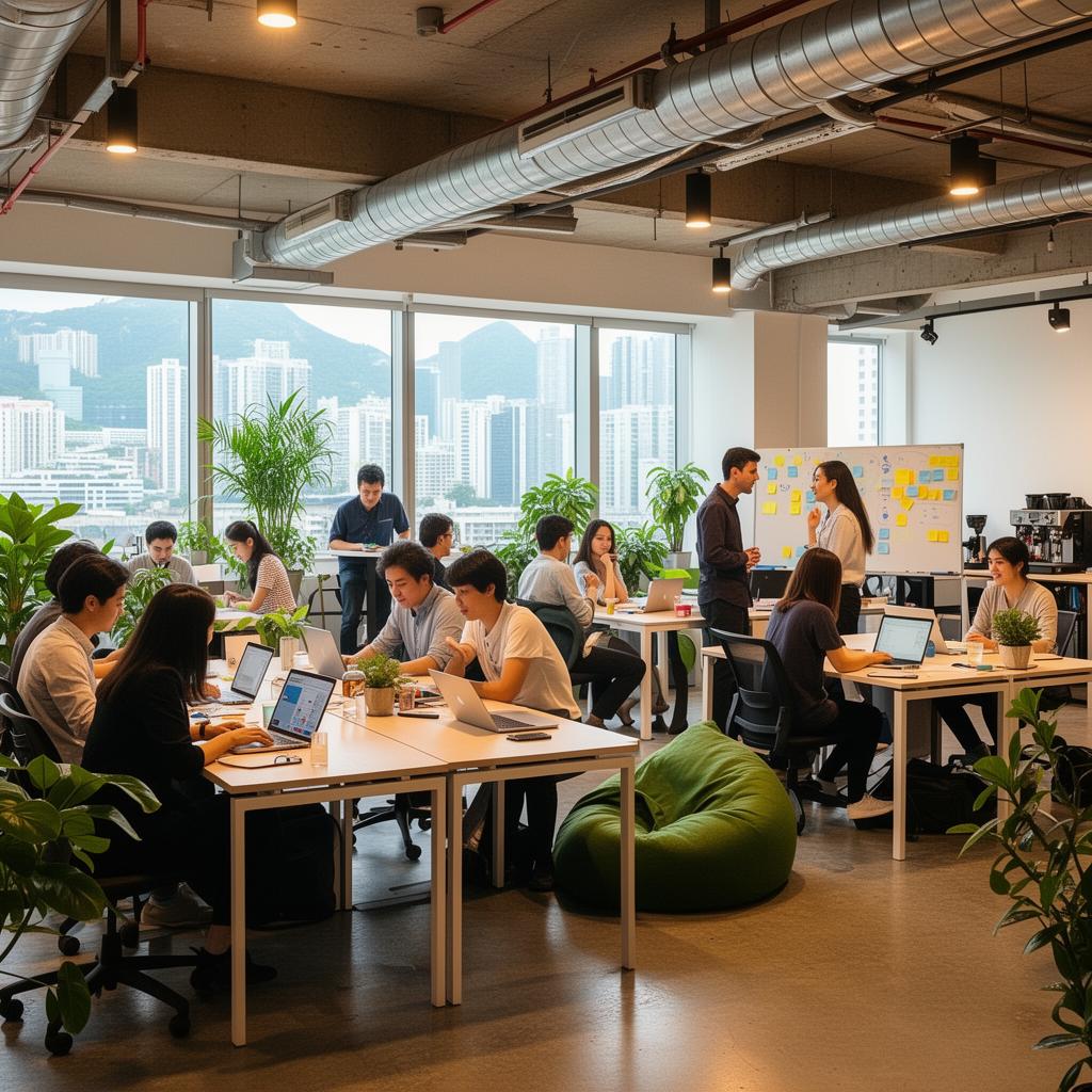 Hong Kong team at work